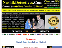 Tablet Screenshot of nashikdetectives.com